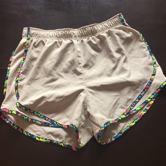 Nike Pants - Nike Gray and Multi Print Dri Fit Running Short